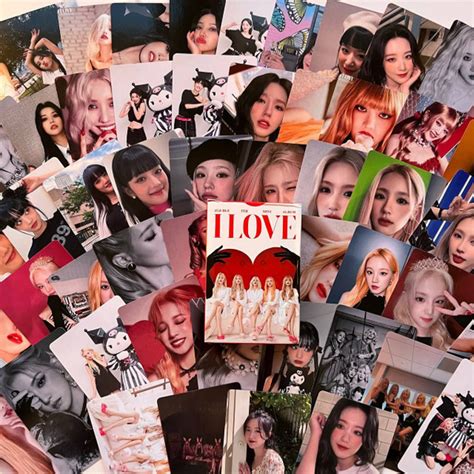 Набор коллекционных к-поп карточек (G)I-DLE NXDE / Ломо карты k-pop Джи ...