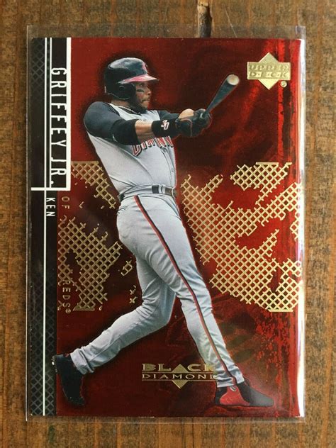 2000 U D BLACK DIAMOND #83, KEN GRIFFEY JR, CINCINNATI REDS HOF OF (NM ...