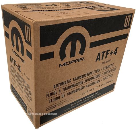 Karton oleju skrzyni biegów MOPAR ATF+4 MS-9602 15l - do skrzyń - OLEJE ...