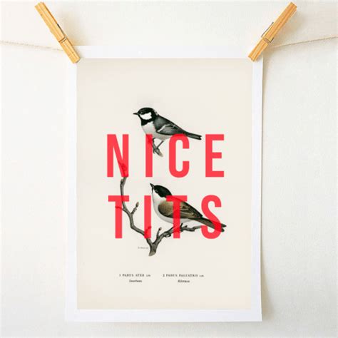 Nice Tits Kunsttrykk - Art Wow – glott.no