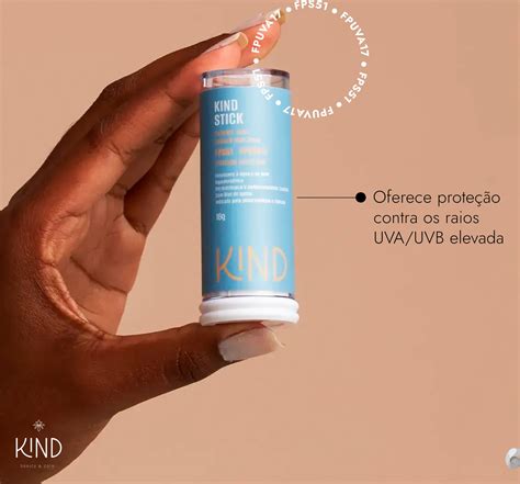 Protetor Solar Com Zinco - Kind Stick Mineral com Zinco FPS51 Protetor Solar Facial | Beleza na Web