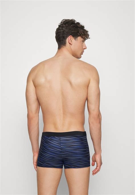 Speedo VALMILTON - Swimming trunks - black/ammonite blu/dapple grey ...