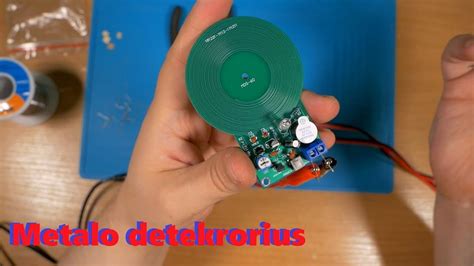 Metalo detektorius MDS-60 rinkinys konstruktorius - YouTube