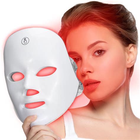 Amazon.com : SUERBEATY Red Light Mask For Face, 7-1 Colors Red Light