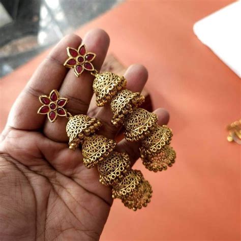 5 Layer Jhumka - Yashtika Jewels