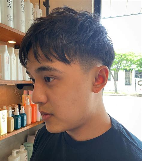 haircut  fringe glosty