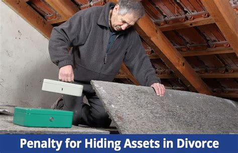 penalty  hiding assets   divorce