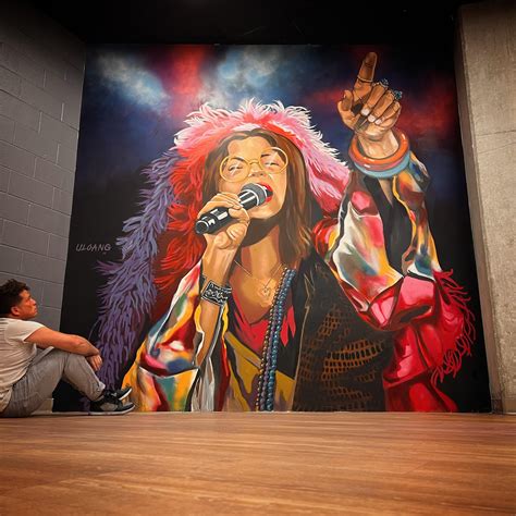 🔞I painted Janis at the new Moody Center in Austin. Titled “get it