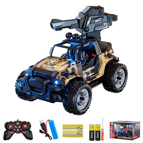 YUNAFFT Amphibious Remote Control Car Boat Water Squirt RC Tank Gesture