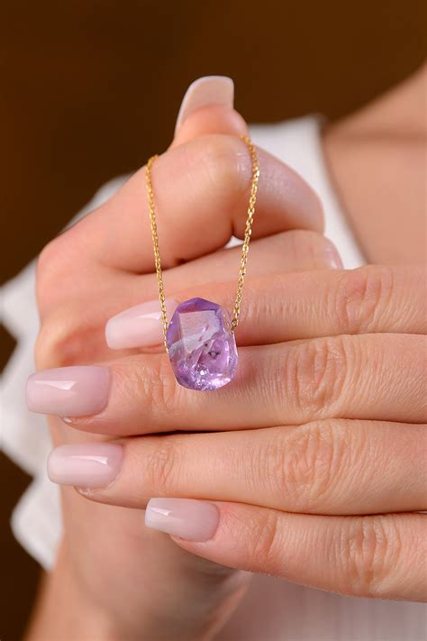 amethyst necklace amethyst necklace silver amethyst necklace real