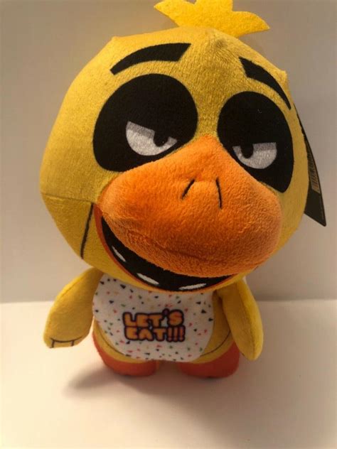nights  freddys fnaf chica plush stuffed animal  big head