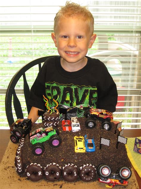 Brooks & Abby: Brooks' Monster Jam Birthday Party!!!!