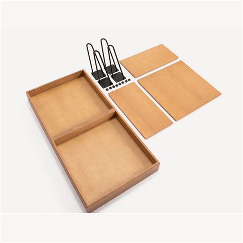 Burrow Carta Coffee Table Oak + Straight Legs - AptDeco