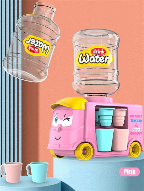 1pc Cartoon Mini Water Dispenser, Cartoon Water Dispenser, Kawaii Water