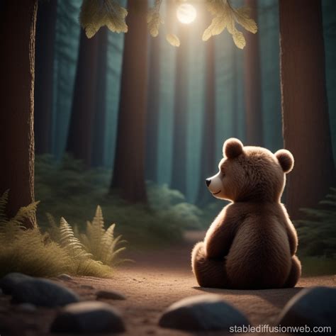 Bear's Lost Adventure | Stable Diffusion Online