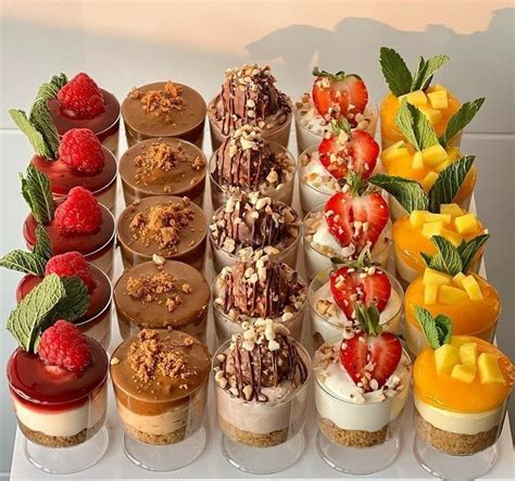 brunch food brunch spread party food party dessert dessert cups