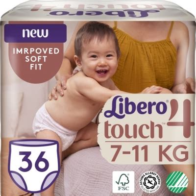 Подгузники-трусики Libero Touch Pants размер 4, 7-11 кг, 36 шт: цена в ...