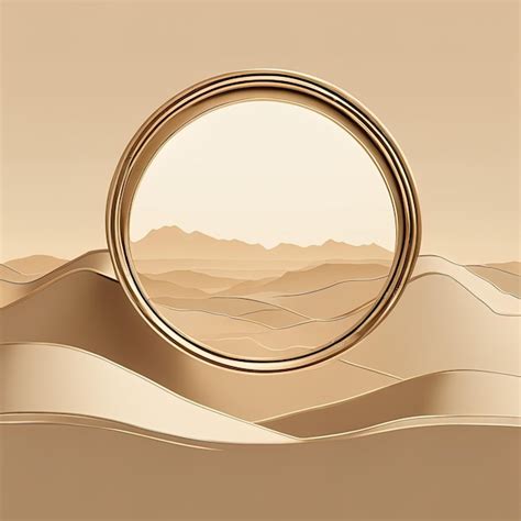 premium photo empty desert landscape  empty sand dunes  desert