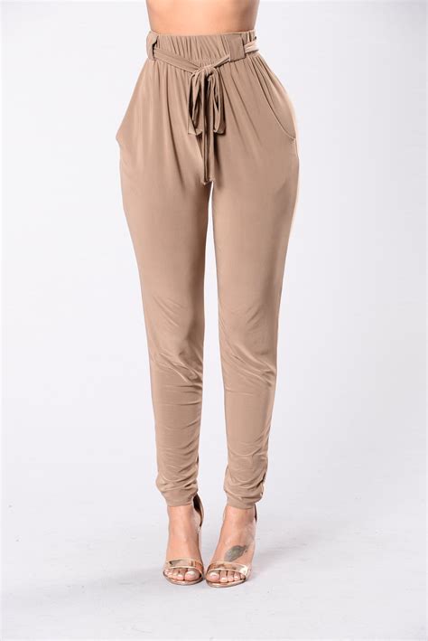push play pants mocha fashion nova
