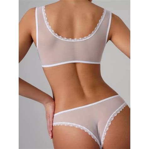 Трусы LUI et ELLE Romb WBR044 женские, цвет white, размер 5 ...
