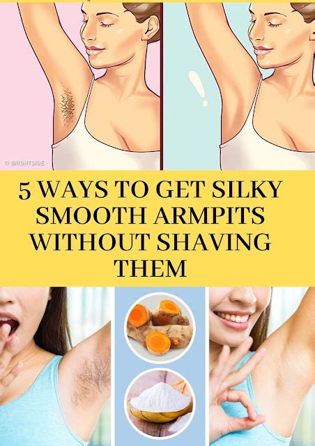how to get smooth armpits