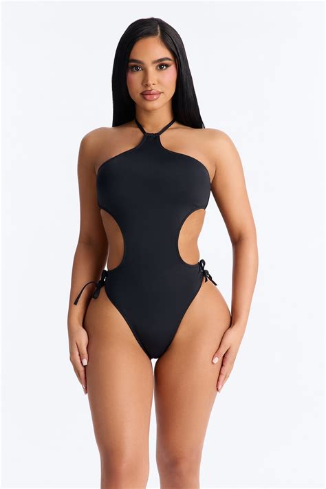 Heatwave Honey 1 Piece Swimsuit - Black | Fashion Nova