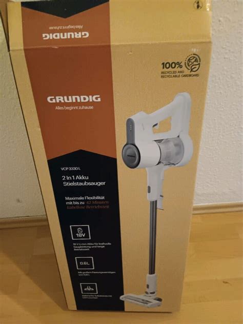 GRUNDIG 2-in-1-Akku-Stielstaubsauger »VCP 3330 L« - EdelKüche