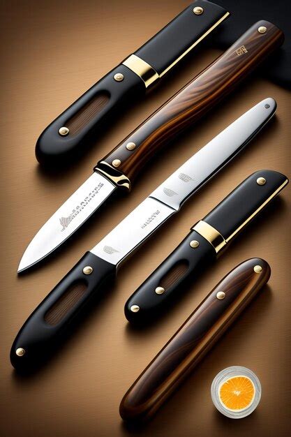 premium ai image modern knife generated ai