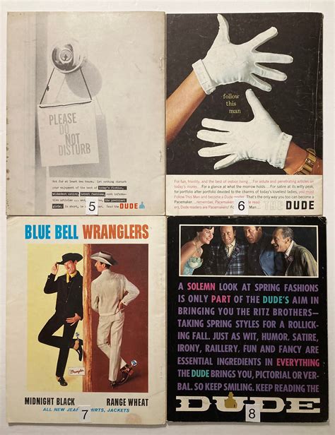 MATURE Rare Vintage DUDE Magazine 1960's Early Publication in the Model