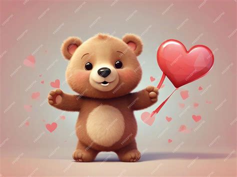 Premium Photo | Beautiful cute baby bear cartoon