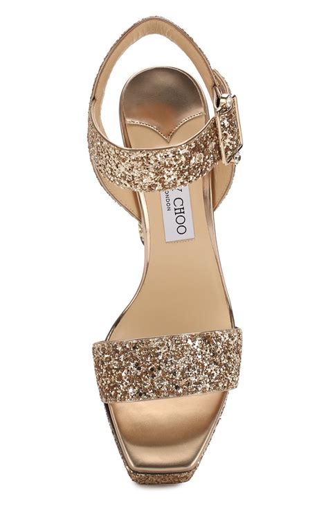Женские золотые босоножки maie JIMMY CHOO купить в интернет-магазине ...