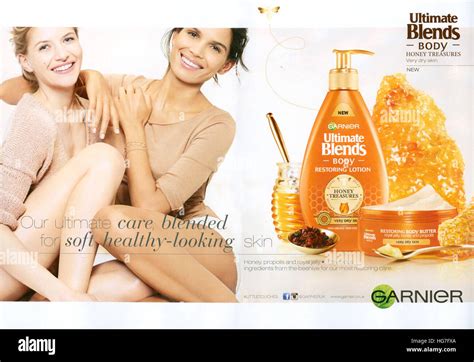 2010s UK Garnier Magazine Advert Stock Photo - Alamy