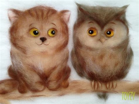 Картина шерстью «Друзья» TZ-P033 Toyzy 21x29,7 см (А4) - купить ...