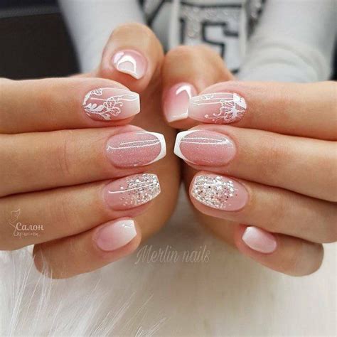 Маникюр | Nails, Nail art wedding, Pink nail art designs