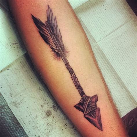 Indian Arrow Tattoo Forearm