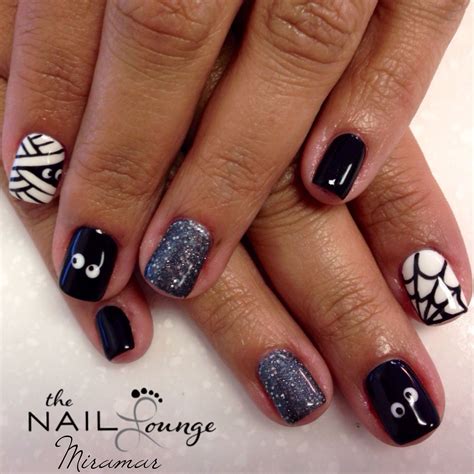 halloween nails simple gel 8