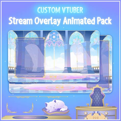 Custom Vtuber Stream Overlay, Custom Vtuber Intermission, Custom Vtuber
