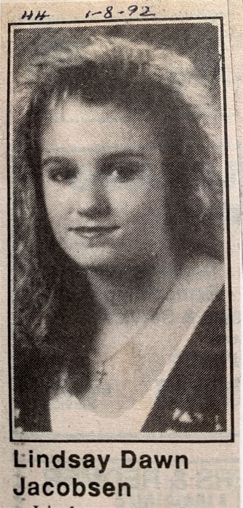 Lindsay Dawn Jacobsen (1977-1992) - Find a Grave Memorial