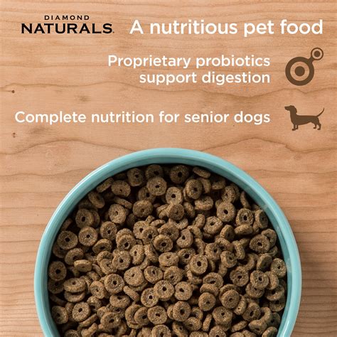Diamond Naturals Senior Dog Chicken, Egg & Oatmeal Formula