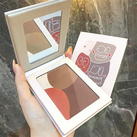 GECOMO Four-Color Contouring Palette Shadow Highlight Blush Nose ...