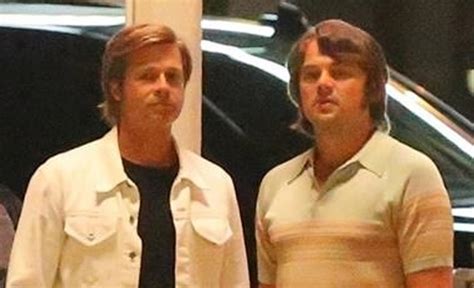 Brad Pitt & Leonardo DiCaprio Are Back on Set Together | Brad Pitt ...
