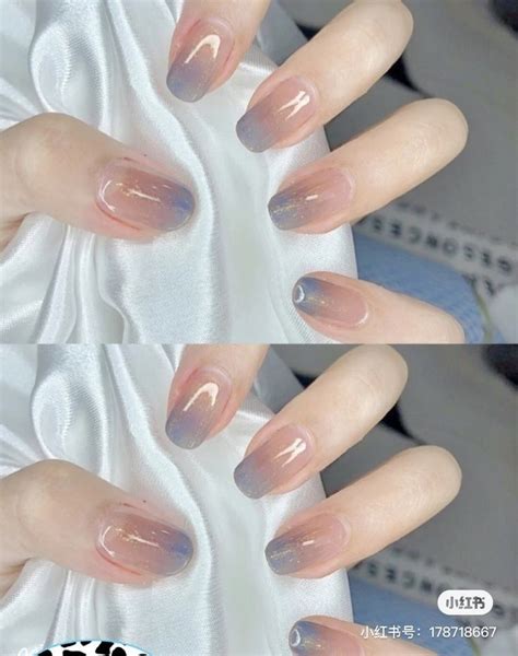 мама сказала как у трупа | Blush nails, Asian nails, Swag nails
