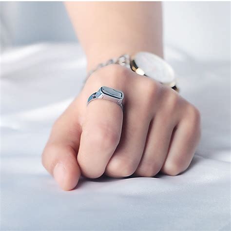 stainless steel compact ring multi function ring  grandado