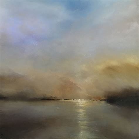 Blue Skies, Original Painting by Julie Ellis, Wychwood Art