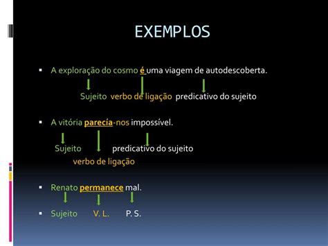 PPT - TIPOS DE VERBO NO PREDICADO OU PREDICAÇÃO VERBAL PowerPoint