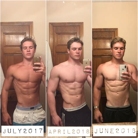 1 YEAR TRANSFORMATION!!! Male/23 years old/5ft10 [160lbs 167lbs = 16lb