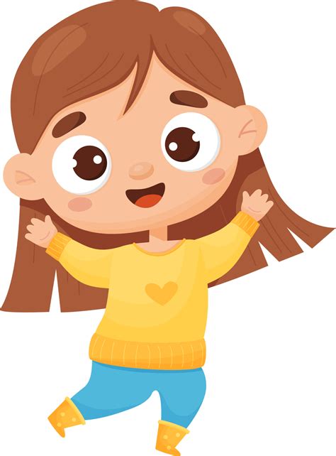 Joyful baby girl 13213578 PNG