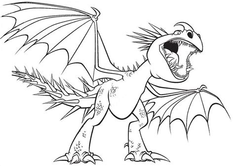 Desenho de Dragão de Como treinar seu dragão para colorir - Tudodesenhos
