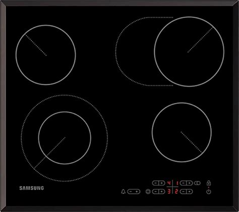 გაზქურის ზედაპირი 4 ელექტრო - SAMSUNG - NZ64T3516BK/WT