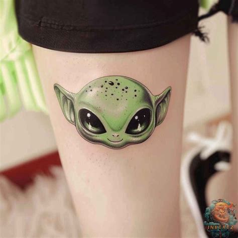 stars exploring  fascinating world  alien tattoos